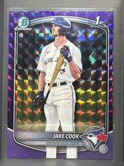 2025 Bowman Draft – Chrome Jake Cook #BDC-97 Purple Geometric Refractor /250…