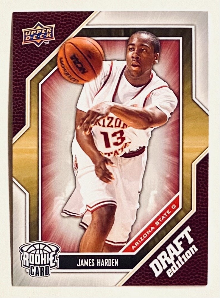 2009-10 Upper Deck James Harden Draft Edition Rookie RC #40 LA Clippers Rare NBA