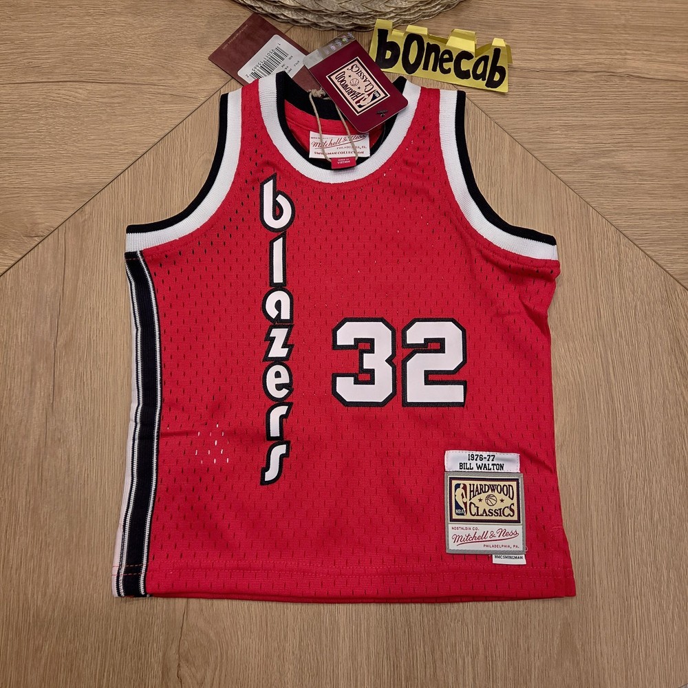 Portland Trailblazers Jersey Mitchell And Ness HWC Swingman Bill Walton 18 Month