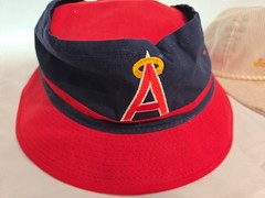 Vintage California Angels Season Ticket Holder Corduroy Hat & Bucket Hat