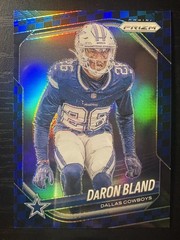 2025 Panini Prizm Deron Bland #280 Black & Blue Checkerboard Prizm SP Cowboys