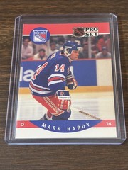 1990-91 Pro Set – Mark Hardy #489 New York Rangers (B)
