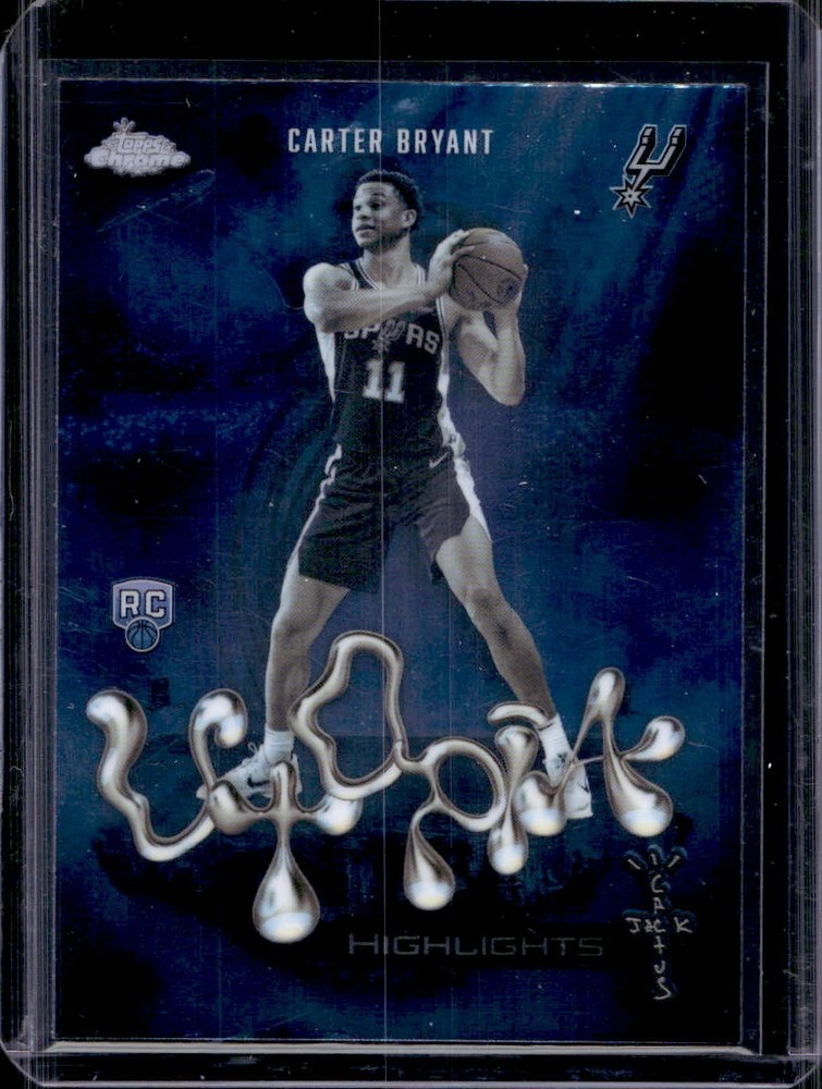 Carter Bryant 2025-26 Topps Chrome Cactus Jack #UH-34 Utopia Highlights Rookie