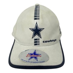 90&rsquo;s Dallas Cowboys Exclusive Pro Shop Hat Cap Vintage White Navy Blue Star Logo