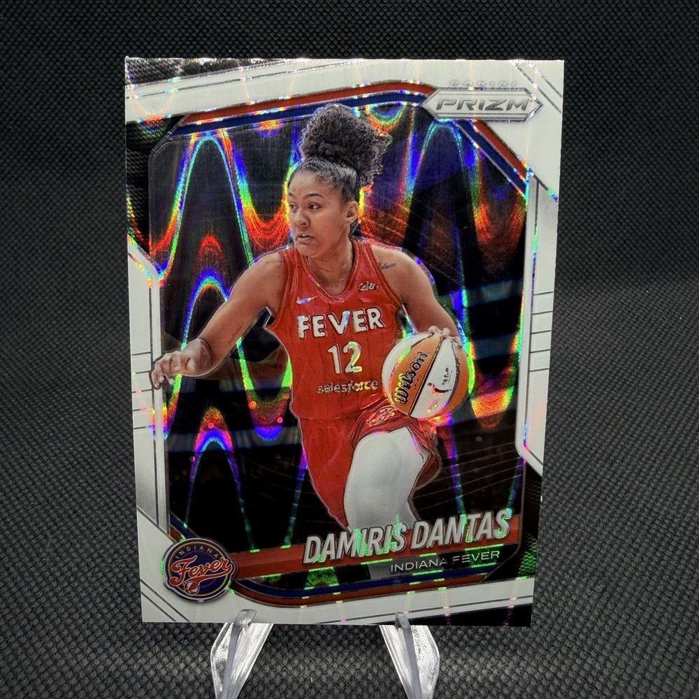 2025 Panini Prizm WNBA #42 Damiris Dantas White Seismic Prizms