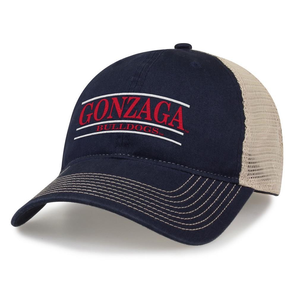 Gonzaga University Bulldogs Hat Soft Mesh with Elastic Snapback Trucker Hat