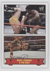 2012 Topps Heritage WWE Family History Rocky Johnson & The Rock #4 no9