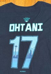 Fanatics 2023 MLB Seattle All Star Game Ohtani 17 T Shirt Jersey Shirt Men Large