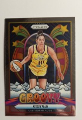 2025 Panini Prizm WNBA – Groovy Kelsey Plum #5 Las Vegas Aces