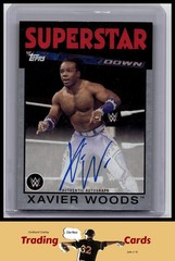 Xavier Woods 2016 Topps WWE Heritage #NNO Wrestling WWE Autograph Card EX