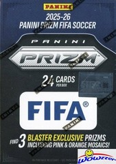 2025/26 Panini Prizm FIFA Soccer EXCLUSIVE Factory Sealed 20 Box Blaster CASE