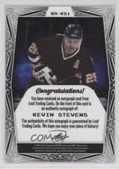 2024 Leaf Metal Legends Red Crystals /7 Kevin Stevens #BA-KS1 Auto 11jd