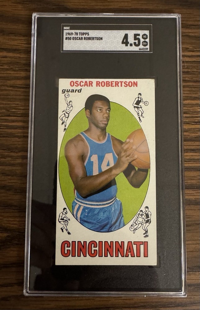 1969-70 Topps – Oscar Robertson SGC 4.5 Basketball CARD #50 HOF