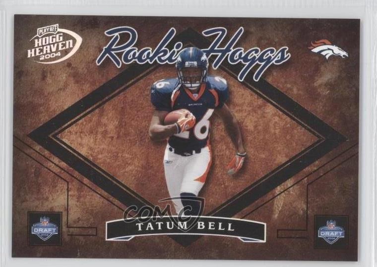 2004 Playoff Hogg Heaven Rookie Hoggs 254/750 Tatum Bell #RH-32 RC 0f4