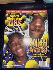 Serena Venus Williams ROOKIE COVER W POSTER SI for Kids 1998 Smash Sisters