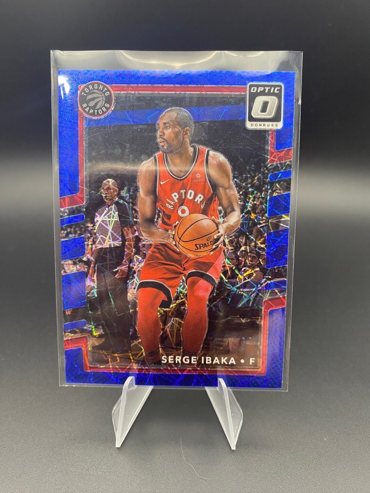 2017-18 Donruss Optic #137 Serge Ibaka Blue Velocity