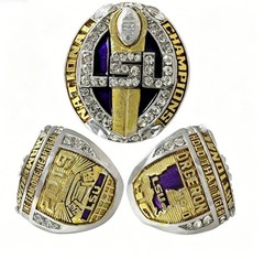 2019 LSU Tigers NCAA Football National Championship Ring Size 9/11/13