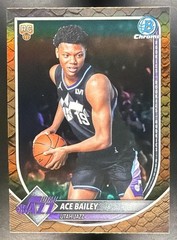 ACE BAILEY 2025-26 BOWMAN #BCV-5 CHROME REPTILIAN REFRACTOR RC JAZZ