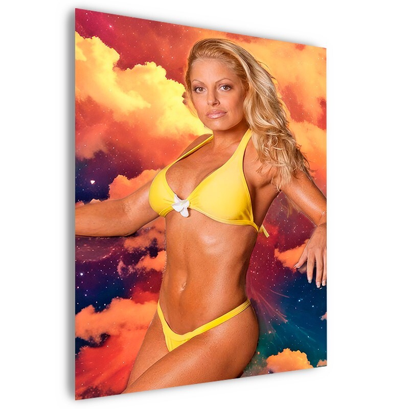 TRISH STRATUS WWE Wrestling Model Diva Belles #1/7 ACEO Art Print Card by RoStar
