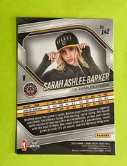 2025 WNBA Panini Prizm Sarah Ashlee Barker #142 Silver Prizm Variation RC