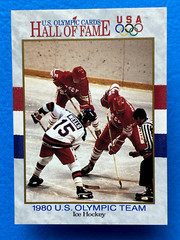 1980 US Olympic Team Ice Hockey 1991 Impel US Olympic Hall of Fame #63