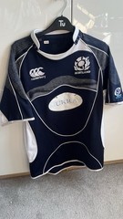 Canterbury Scotland Rugby Union Shirt Jersey Murray Navy White Mens L