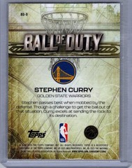 2025-26 Topps Chrome #BD-9 Stephen Curry Ball of Duty