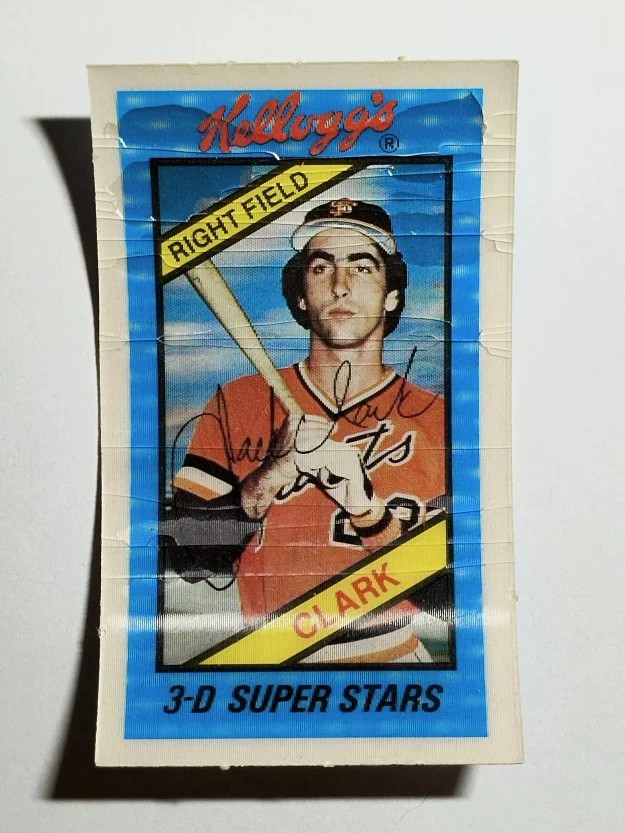 1980 Kellogg&rsquo;s #57 Jack Clark LOW GRADE