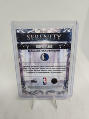 Cooper Flagg Serenity RC Insert 2026 Topps Chrome Rookie Dallas Mavericks ROTY