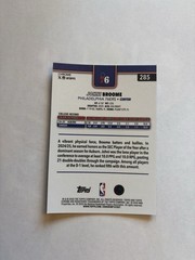 2025-26 Topps Chrome Johni Broome #285 Blue X-Fractor Rookie 76ers