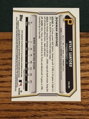 2026 Bowman #CPA-WS Wyatt Sanford Chrome Auto