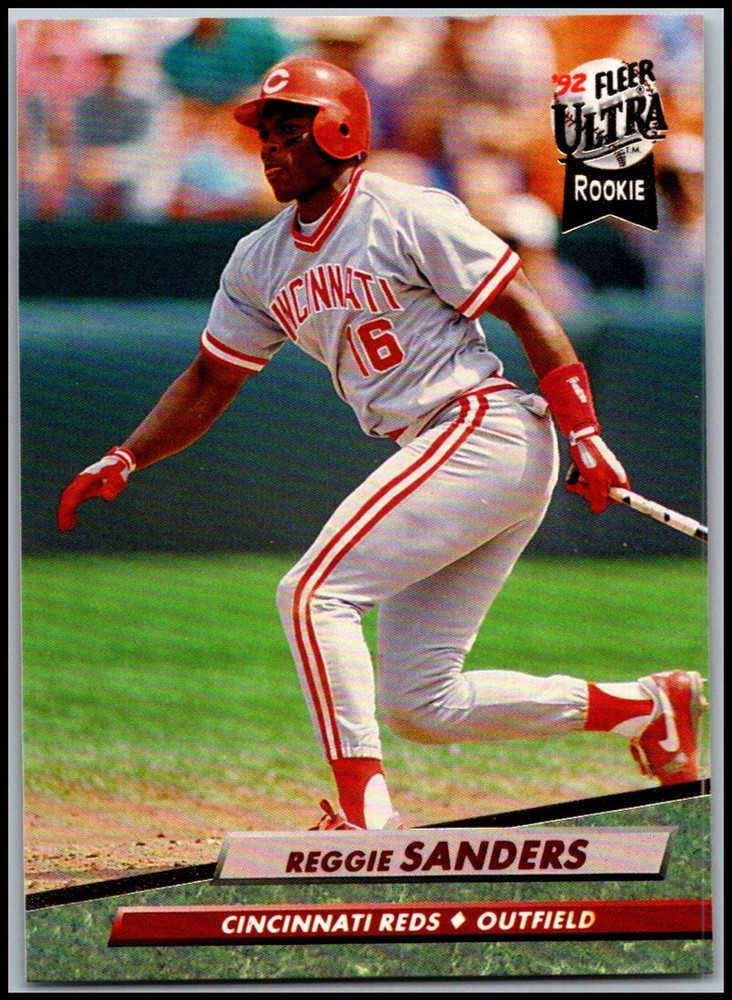 1992 Fleer Ultra #486 Reggie Sanders – Rookie RC FREE SHIPPING!