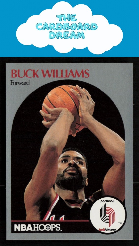 Buck Williams 1990-91 Hoops #251 Portland Trail Blazers Basketball Card