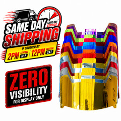 MIRRORED Full Size Football Helmet Visors Comes With Set of Clips DISPLAY ONLY