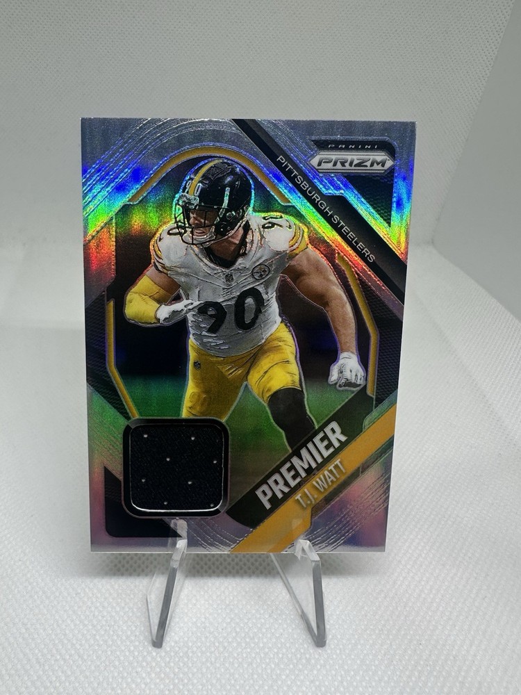 2025 Prizm TJ Watt Premier Jerseys Patch Silver Prizm