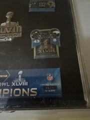 Seattle Seahawks Super Bowl XLVIII Commemorative Pin Set #615/5,000 (New)
