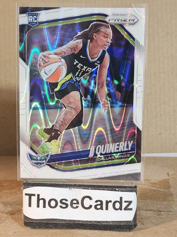 2025 Panini Prizm WNBA White Seismic Prizm #95 JJ Quinerly