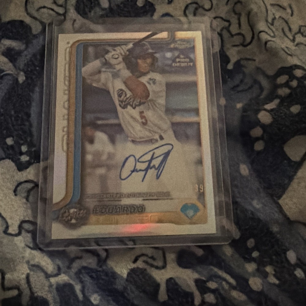 2025 Eduardo Quintero Topps Chrome Pro Debut Auto Refractor /199 #PDC-197