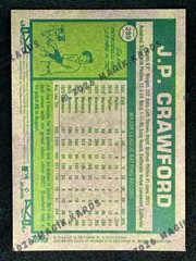 J.P. Crawford #289 – 2026 Topps Heritage – Chrome Silver Sparkle Refractors