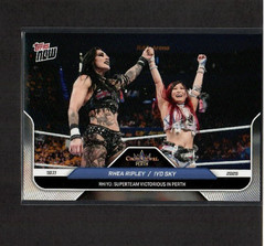 2025 Topps Now WWE Rhea Ripley Iyo Sky Rhiyo: Superteam Victorious in Perth #104
