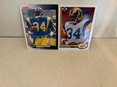 LOT OF 2 MARCUS DUPREE 1991 Card #457 499 LOS ANGELES RAMS Boomer NM