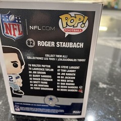Funko POP 82 NFL: Roger Staubach (Cowboys Home) Collectible Figure #12 Football