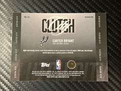 Topps Chrome Update 2025-26 Carter Bryant YQ-15 Clutch City Refractor RC!