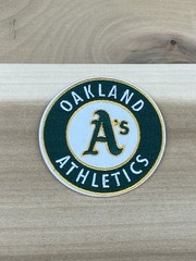 OAKLAND A&rsquo;S ATHLETICS LOT SET OF 2 IRON ON PATCHES 3”x3”