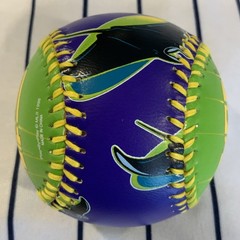 Tampa Bay Devil Rays 1998 Play By Play Purple Neon Green Souvenir Baseball Ball