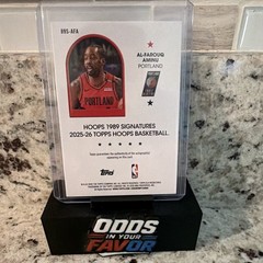 Al-Farouq Aminu 2025-26 Topps Hoops 1989 Signatures Auto Trail Blazers #89S-AFA