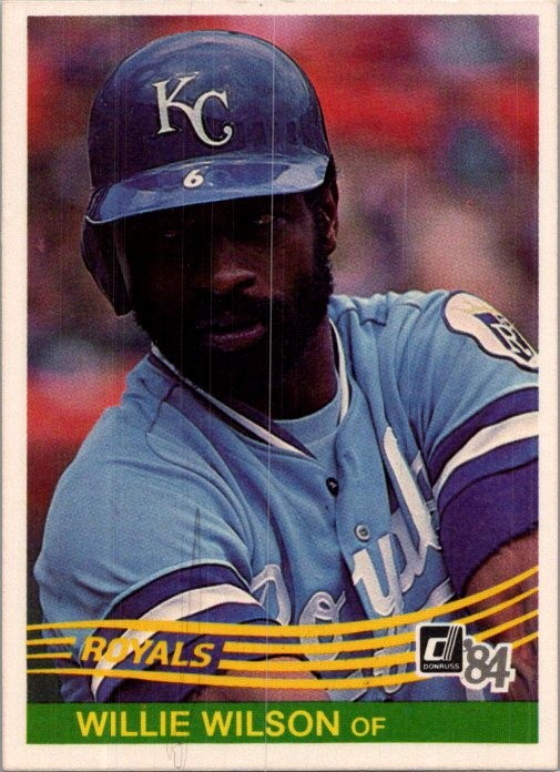 1984 Donruss #175 Willie Wilson