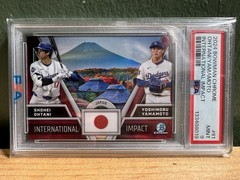 2024 Bowman Chrome International Impact Ohtani/Yamamoto PSA MINT 9