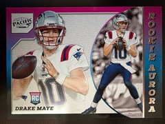 2024 Panini Encore Unique Retro Style Pacific Rookie Aurora Drake Maye #1 (RC)