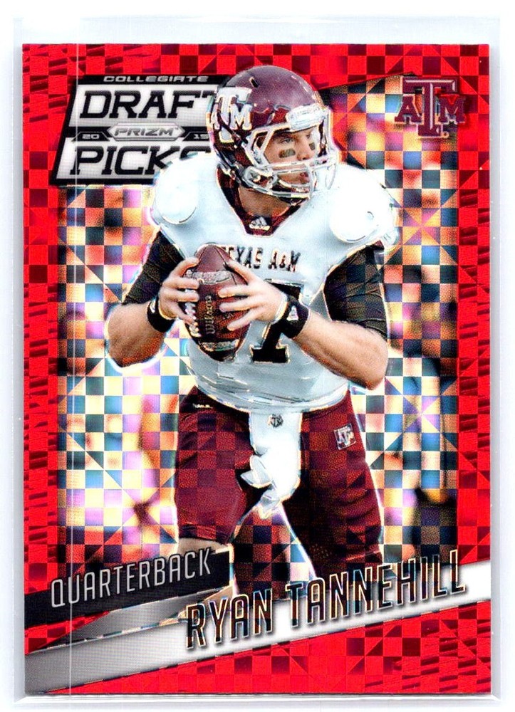 2015 Panini Prizm Collegiate Draft Picks #90 Ryan Tannehill Prizms Red Power